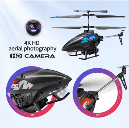 4dRC M6 Remote Control Helicopter With 4k Camera - 4G