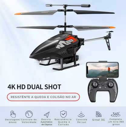 Helicóptero 4dRC M6 de Controle Remoto Com Câmera 4k - 4G